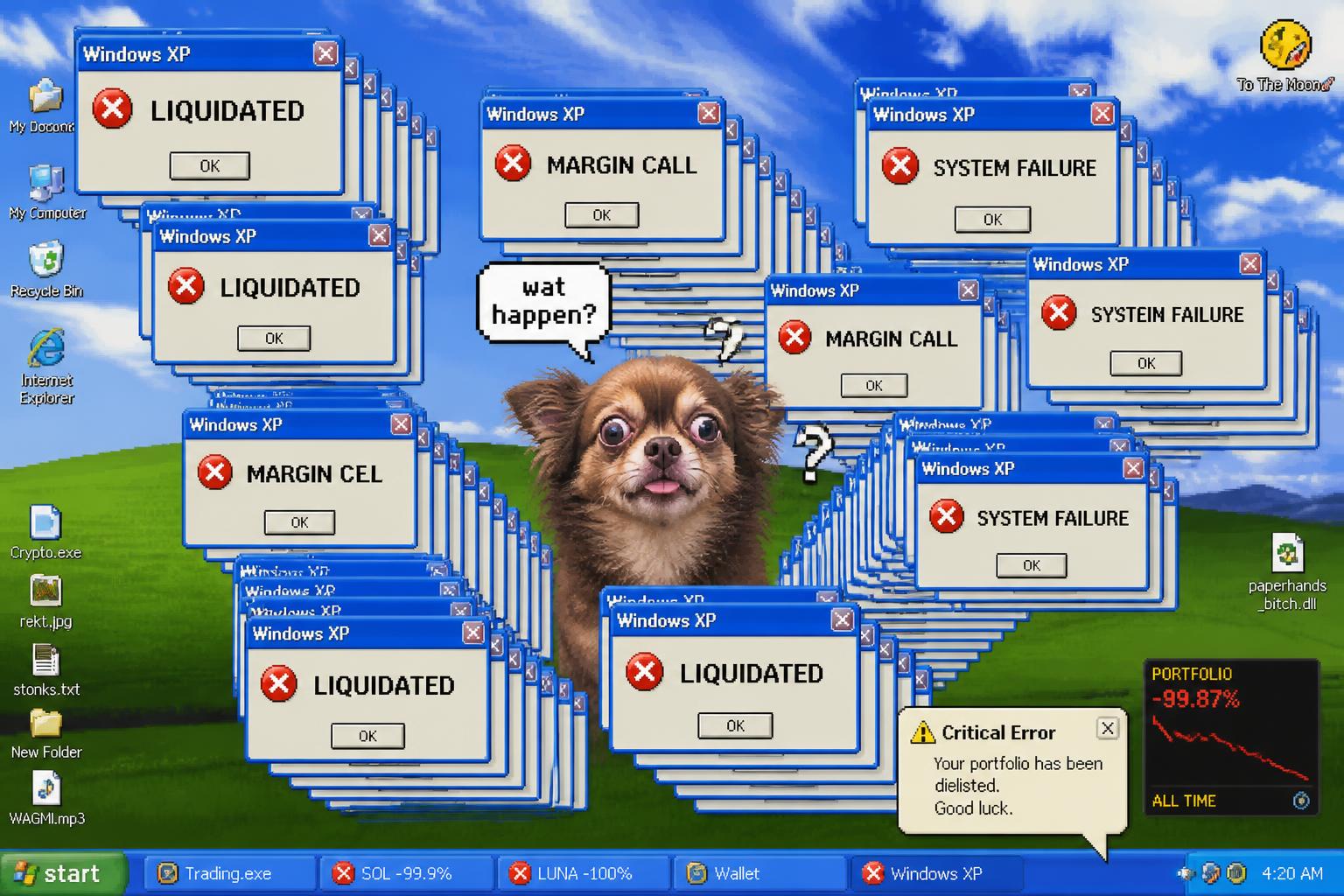 Tilly XP crash desktop